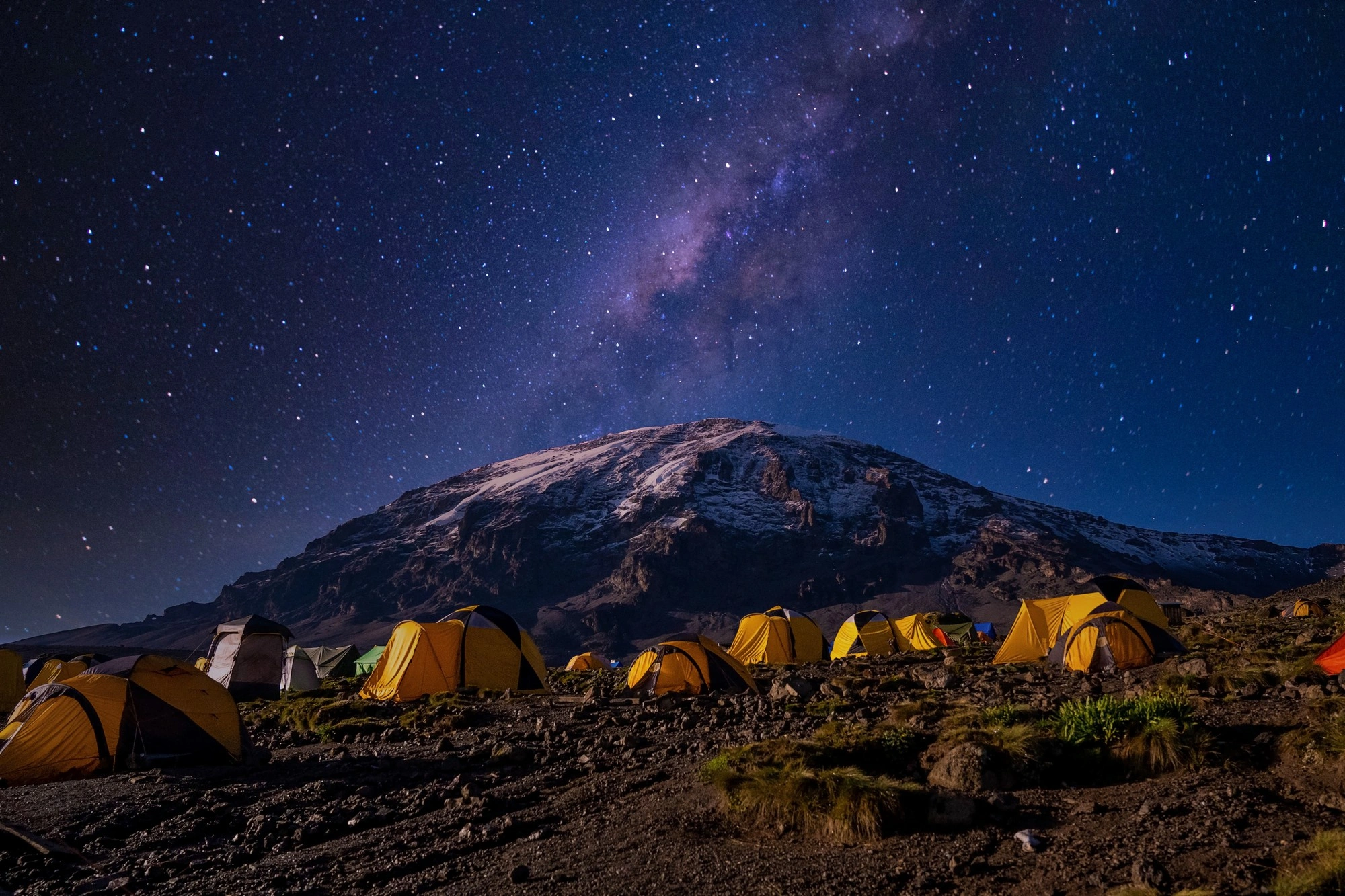 Mount Kilimanjaro Marangu Route Alpine Huts Trekking Horizon